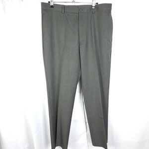 J. Crew Mens 36x30 Gray Classic Fit Wool Blend Stretch Dress Pants Trousers